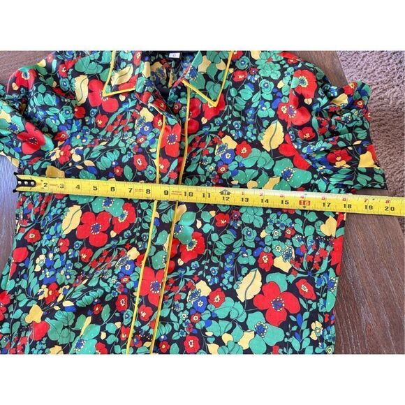 Alexis Hiroka Robe in Botanical Mandarin Size Small - Picture 10 of 12